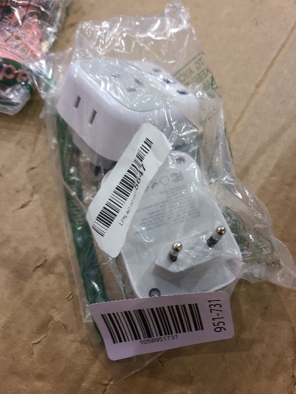 Photo 1 of 2 Pack European Plug Adapter USB C, TESSAN US to Europe Adapter 4 Outlets 3 USB Charger, Type C International Power Adaptor to Italy Spain France Portugal Iceland Germany, Europe Travel Essentials
