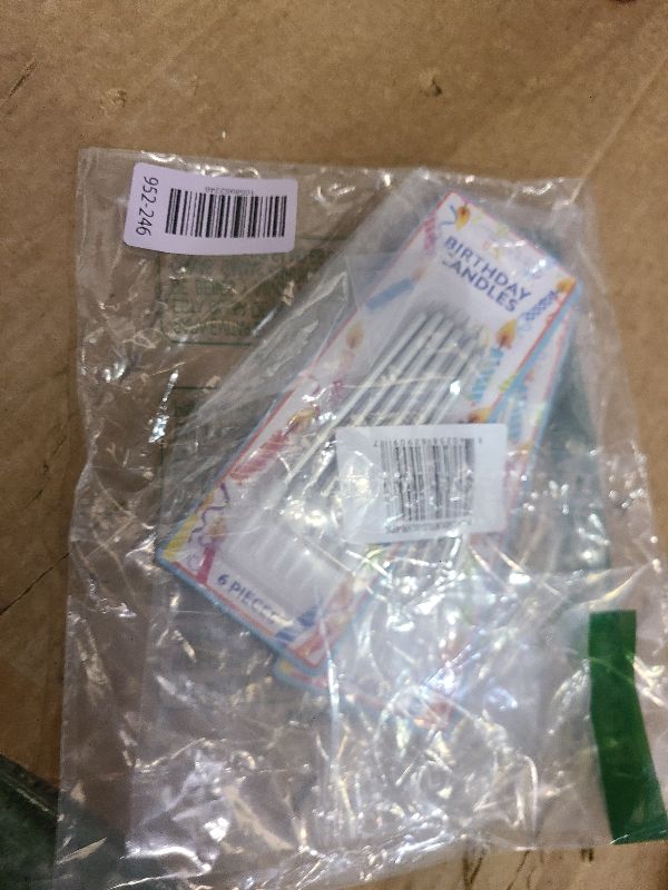 Photo 1 of 24 Count Silver Metallic Birthday Candles, Birthday Parties, Wedding Decorations, Party Candles, Candles for Cake, Cake Decorations