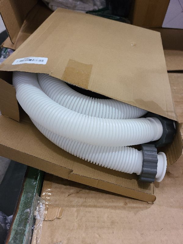 Photo 1 of 1.5" Pool Pump Hose for Coleman Intex, 1.5 inch Pool Hoses for Above Ground Pools 29060E Pool Filter Hoses for Sand Filter Pumps & Saltwater Systems, 59" Long Replacement Hoses (2 Pack)