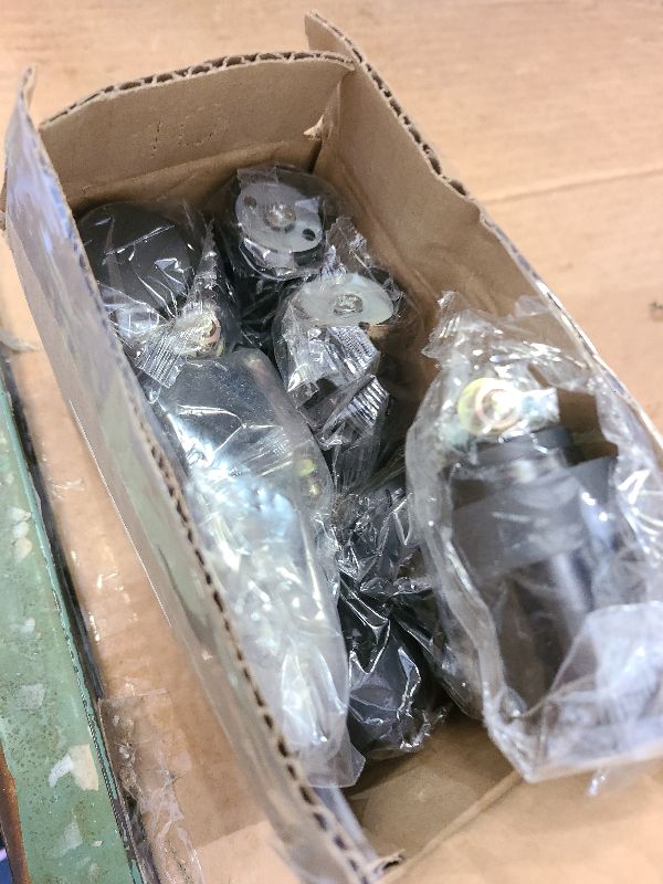 Photo 1 of 10 Pack Floor Door Stopper Black Cylindrical Door Stops 2.4'' Stainless Steel Floor Mounted Doorstops with Rubber Bumper Modern Decorative Doorstopper Wall Protector for Bottom or Top of Doors