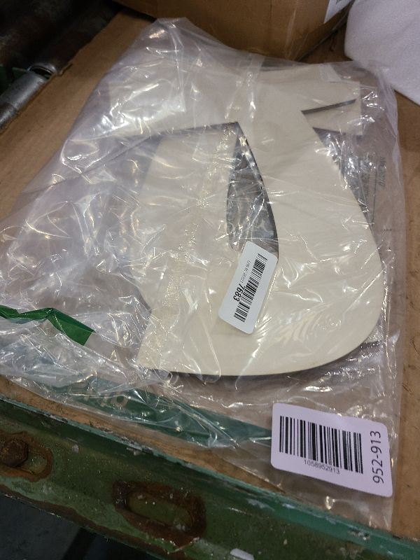 Photo 1 of 12 Inch Unique Wooden Letters for Wall Decor, Unfinished Wooden Letters Thick 1/5 Inch Large Craft Wood Letter for Garden Signs, DIY Painting Christmas Wedding Hanging Decoration - Wooden Letter J 2 pc