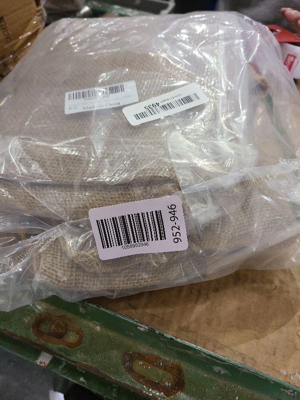 Photo 1 of 2 Pack 40" x 24" Burlap Winter Plant Cover Bags- Reusable Burlap Frost Cloth Plant Freeze Protection- Warm Burlap Sacks Plant Frost Blankets with Twine for Outdoor Garden Trees Potted Plants