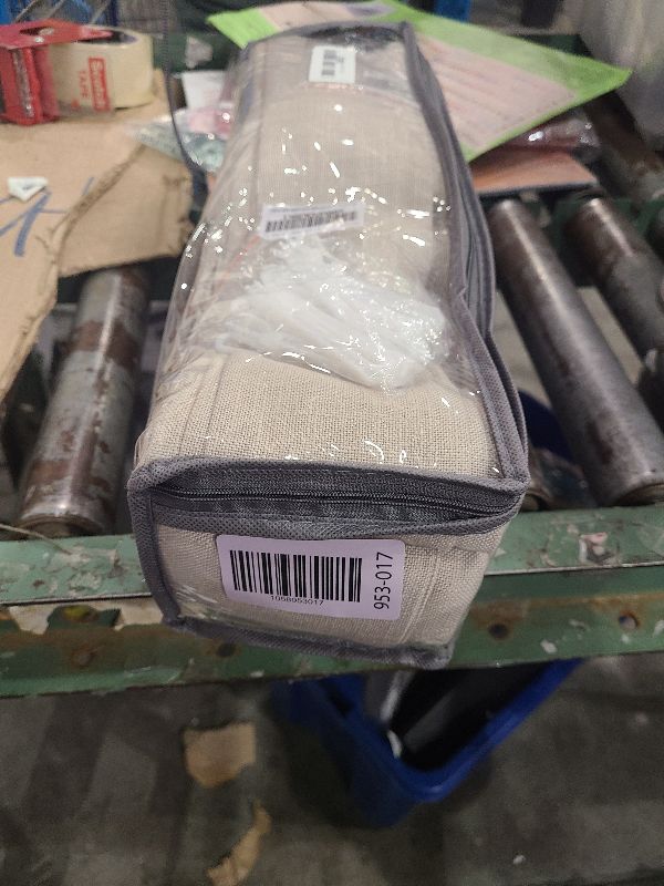 Photo 1 of 102 Inch Long Curtains Pinch Pleat Flax Linen Curtains Living Room Bedroom Taupe Light Filtering Privacy Neutral 102 In Pleated Drapes Hooks Rings Back Tab Grey Beige for Window Sliding Door 1 Panel