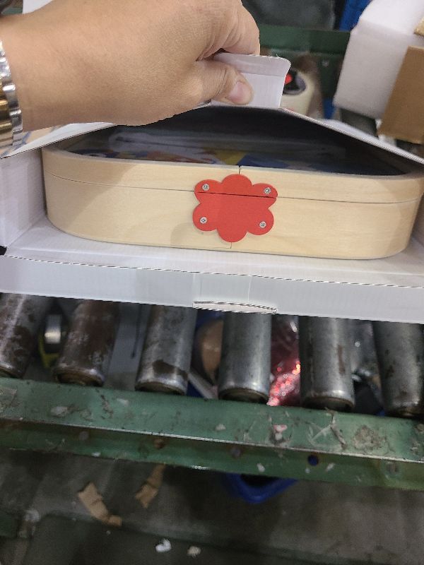 Photo 1 of 288 PCS Wooden Magnetic Pattern Blocks Set – Montessori Tangram Puzzle with Pattern Cards & Storage Bag | Preschool Montessori Brain Teaser, STEM Gift for 3-8 Years Old Toddler Kids