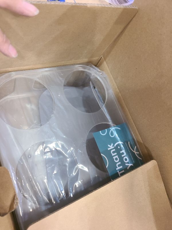 Photo 1 of 2 Pack Laundry Pods Container, Glass and Bamboo Dryer Sheet Holder with Lid and 6 Labels, Powder Detergent Containers for Laundry Room Organization, Laundry Organizer for Scent Booster