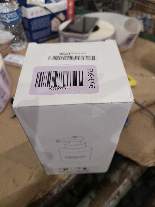 Photo 1 of 12 oz Automatic Touchless Glass Soap Dispenser, Rechargeable Hands Free Liquid Mason Jar Soap Dispenser with Electric Sensor Pump, Refillable Lotion Bottle for Bathroom Kitchen Dishwashing Countertop