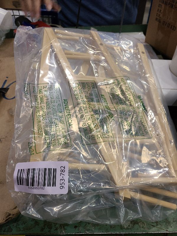 Photo 1 of 2 Pack Plate Stands For Display,Wooden Plate Holders for Displaying,5-Tier Craft Show Display Stands For Tabletop Book, Artwork, Photo, Record, Magazine and Platter