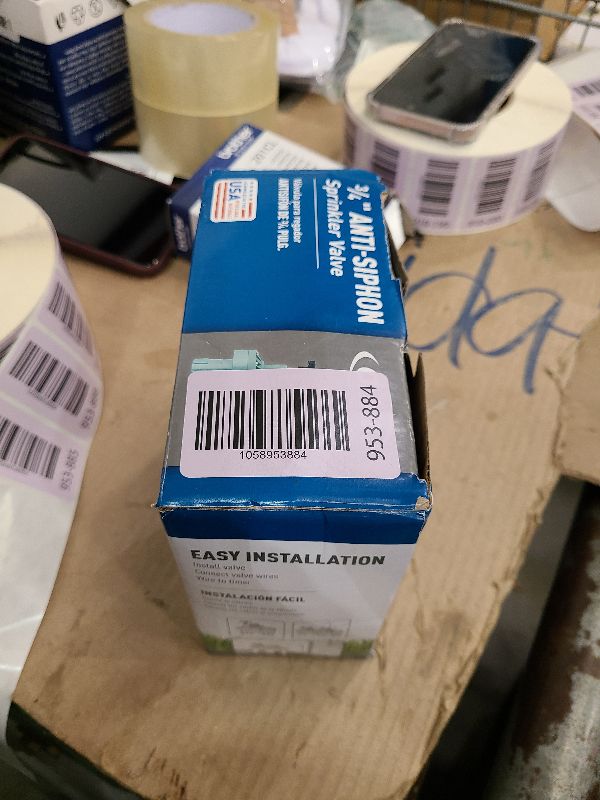 Photo 1 of 1-Pack Orbit 57623 3/4" FPT 100 Series Anti-Siphon Automatic Sprinkler Valve with Flow Control