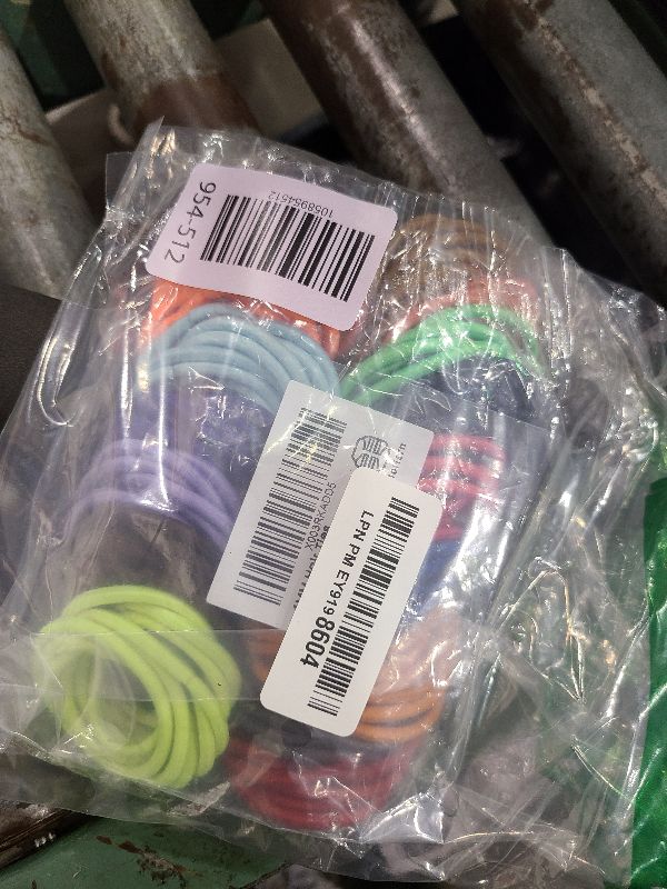 Photo 1 of 203 Pieces Hair Ties No Damage, 4MM Hair Bands, 20 Colors Elastic Hair Ties for Thick Hair, Medium Size Ponytail Holders for Women and Girls