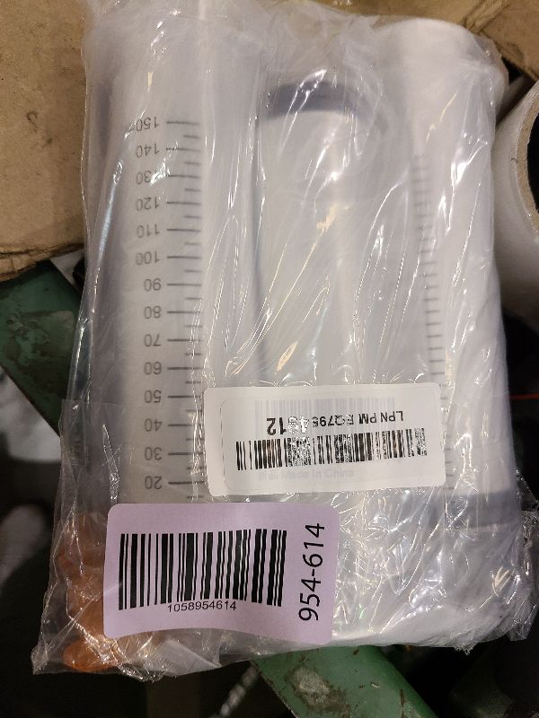 Photo 1 of 150ml Large Syringes for Liquid, Oral, Scientific Labs, Measurement, Dispensing, with Cap- 3 Pack 150 ml Syringe