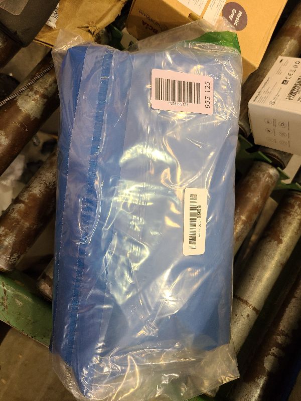 Photo 1 of 10×10FT Canopy Tent Replacement Top, Instant Pop Up Canopy Straight Leg Replacement Cover for Outdoor Garden Picnic, Camping(Blue, 10x10FT)