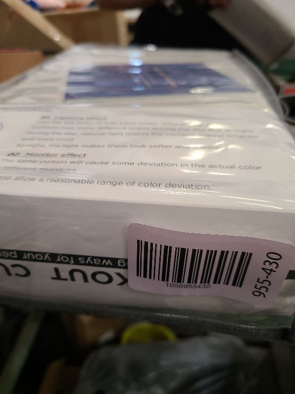 Photo 1 of 100% Blackout Shield Linen Blackout Curtains for Bedroom 108 Inches Long, Back Tab/Rod Pocket Living Room Drapes, Thermal Insulated Blackout Curtains 2 Panels Set, 50" W x 108" L,Cream