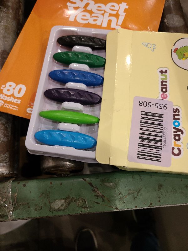 Photo 1 of 12 Peanut Crayons - Non Toxic Crayons for Toddlers - Washable for Kids Ages 4-8 - Easy To Hold - Toddlers 2-4 Years - Ergonomic Shape