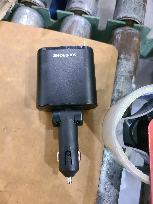 Photo 1 of ?Upgraded? SUPERONE Retractable Car Charger 4 in 1, Fast Car Phone Charger with Cord 2.6ft, USB C and Apple Car Adapter, Compatible with iPhone 17 16 15/15 Pro Max/14/13/12/11, Galaxy, Pixel