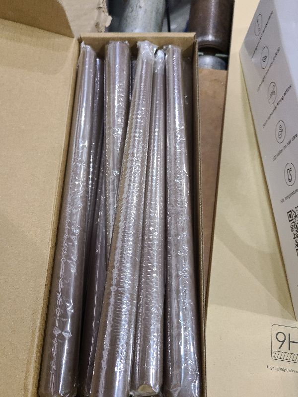 Photo 1 of 10 Inch Grayish-Brown Taper Candles for Home Decoration, 10 Pack Unscented Candlesticks for Dinner Wedding Party, Smokeless and Dripless Candle Sticks