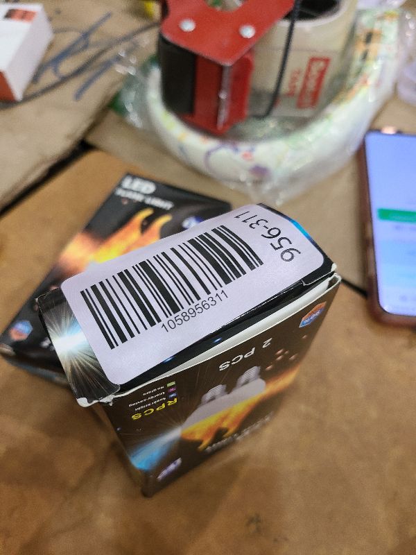 Photo 1 of 2 Pack E12 Flame Bulb LED Purple Fire Bulbs - Decorative Flickering Bulbs 3 Mode 3W Candelabra Candle Purple Light Bulb for Chandelier Vintage Lighting Halloween Bulbs