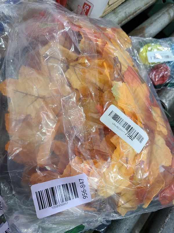 Photo 1 of 2Pack [8 Lighting Modes & Timer] Fall Decor Maple Leaf Garland with Lights 80LED Battery Operated Waterproof, Fall Decorations for Home Outdoor Indoor Thanksgiving Decor Halloween Friendsgiving Autumn