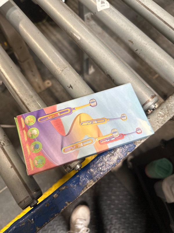 Photo 1 of ***ONE TOOTHBRUSH***EASICUTI Soft Toddler Toothbrushes, Efficient 3 Sided Toothbrush, Baby Toothbrush 12 Months and up, Infant Toothbrush, Toddler Training Tooth brush for Ages 1-8 Years, Cleans All Sides-4 Pack (Patent)