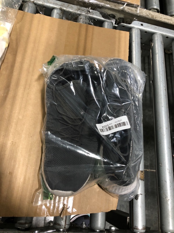 Photo 1 of ***used***dirty*** Feethit Mens Slip On Walking Shoes Lightweight Breathable Non Slip Running Shoes Comfortable Fashion Sneakers for Men Dark Grey Size 10.5