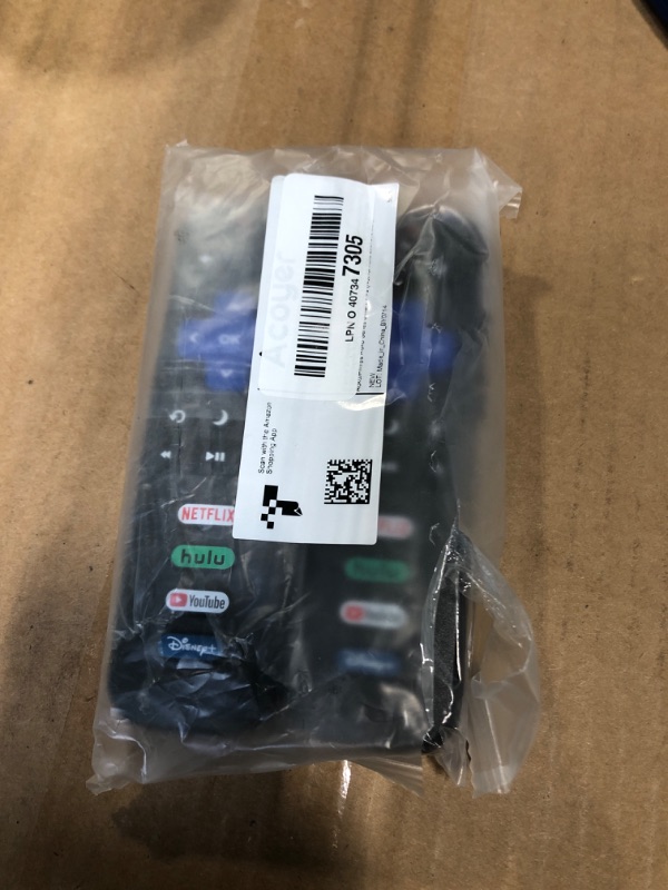 Photo 1 of (Pack of 2) Replacement Remote Control Only for Roku TV, Compatible for TCL Roku/Hisense Roku/Onn Roku/Sharp Roku/Element Roku/Westinghouse Roku/Philips Roku Smart TVs (Not for Roku Stick and Box)