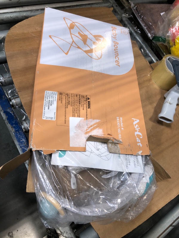 Photo 1 of Baby Bouncer, Baby Bouncers for Infants, Portable Baby Bouncer Seat  upfor Newborns with Music Soft Seat Cushion, Adjustable Infant Bouncer for Babies 0-6 Months 6-20 lbs Unisex