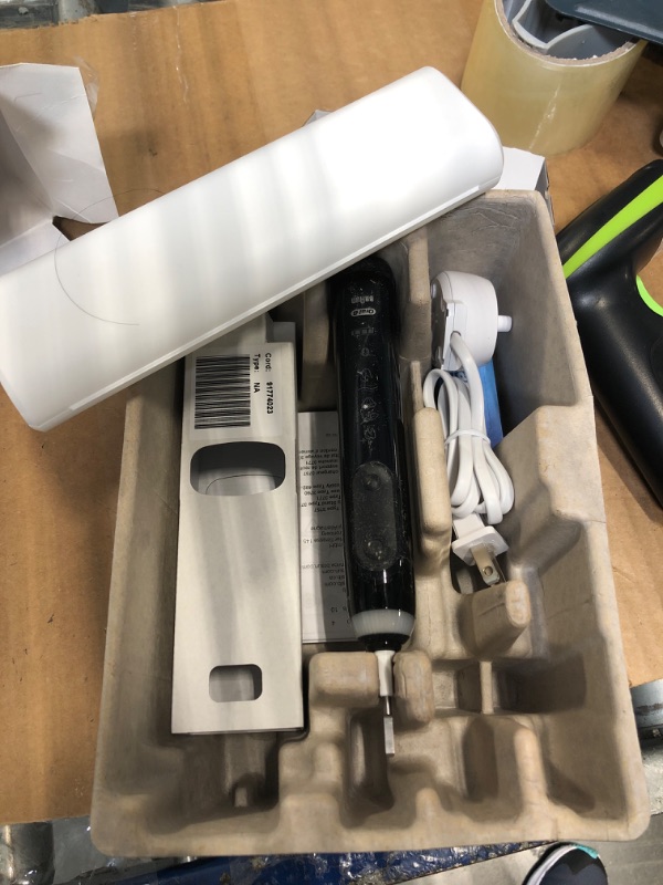 Photo 1 of ***missing parts*** used***Oral-B Genius X Limited Rechargeable Electric Toothbrush with 1 Replacement Brush Head, Travel Case, Midnight Black