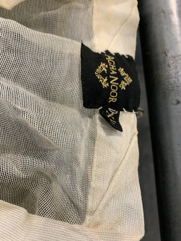 Photo 1 of [NOT THE EXACT ITEM SEE PICTURES FOR DETAIL] White Chiffon Abaya Dress for Women Dubai Sadui Falbala Jalabiya Maxi Dress XL