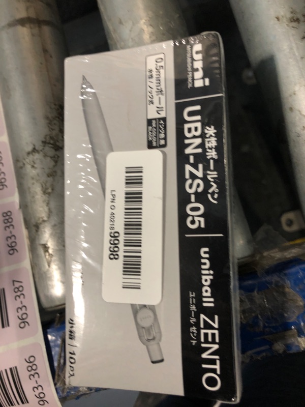 Photo 1 of ???? Uniball ZENTO Basic Model Rollerball Pen, Fine 0.5mm, Water-Based Black Ink, Ultra-Smooth with Reduced Friction, Pack of 10 (UBNZS05.24)