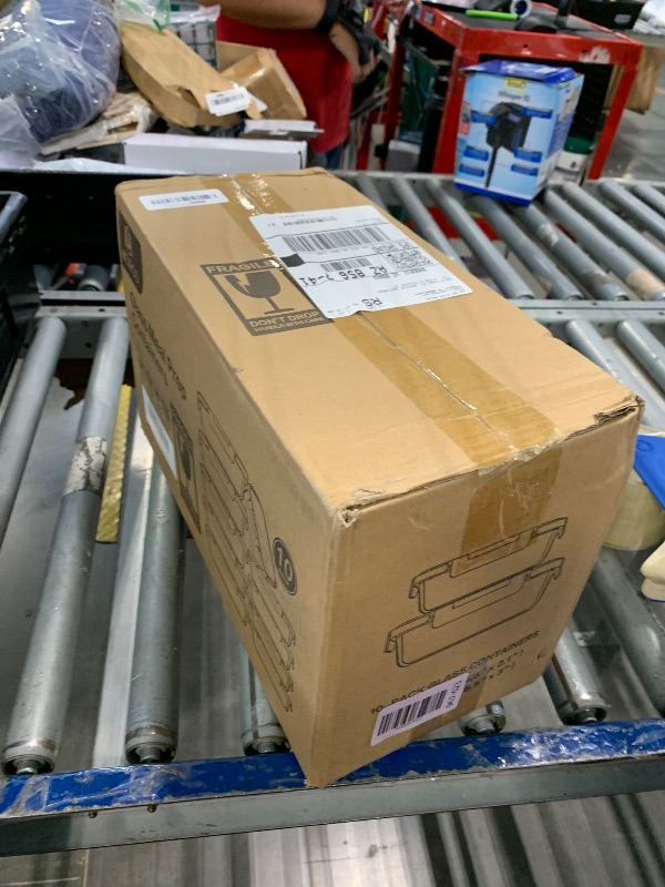 Photo 1 of [10-Pack]Glass Meal Prep Containers with Lids, MCIRCO Glass Food Storage Containers with Snap Locking Lids, Airtight Lunch Containers, Microwave, Oven, Freezer and Dishwasher, White