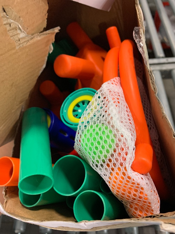 Photo 1 of *****SOME MISSING PICES****Shooting Games Toys for Age 5 6 7 8 9 10+ Year Old Boys, Kids Toy Sports & Outdoor Game with Moving Shooting Target & 2 Popper Air Toy Guns & 24 Foam Balls, Gifts for Boys and Girls