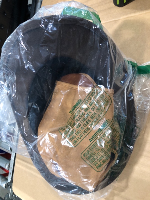 Photo 1 of ****** BANDANA MISSING****** Toulite 4 Pcs Western Outfits for Men Cowboy Tassel Vest Hat Belt Buckle Paisley Bandana for Halloween Cosplay (Brown, Coffee, Red,Large)