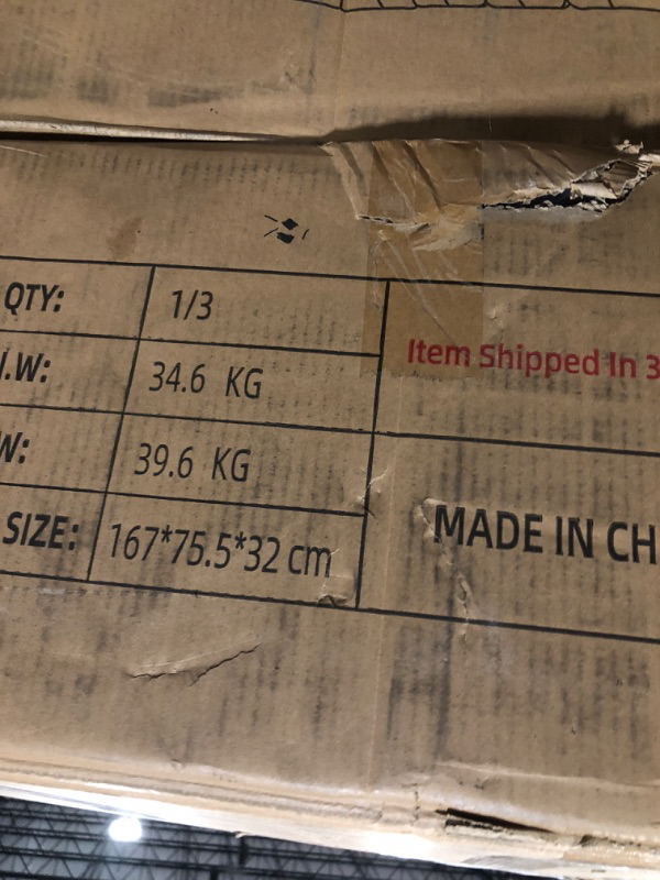 Photo 1 of ***PARTIAL SET***01 BOX MISSING***Trygoal L Shaped Couches for Living Room, Leather Sectional Couch Living Room Furniture with Storage Ottoman, Modular Sectional Sofa with Movable Chaise for Apartment Office, Black