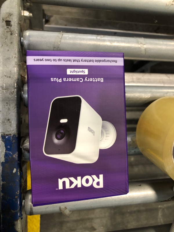 Photo 1 of (SPARE PARTS) Roku Battery Camera Plus for Home Security - New 2025 Weather-Resistant Outdoor & Indoor Wireless Camera & Pet Monitor with 1080p HD & Two-Way Audio - 4X Rechargeable Battery Capacity