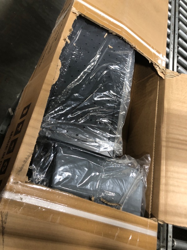 Photo 1 of ***IT IS UNKNOWN IF IT HAS MISSING PARTS**8x5 Grill Gazebo - Outdoor BBQ Canopy Shelter Party Tent with Double Tiered Vented Top and 2 Side Shelves for Patio Backyard Grilling Barbecue Picnic, Grey