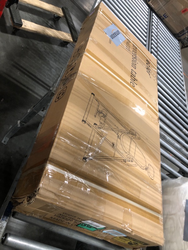 Photo 1 of ***IT IS UNKNOWN IF IT HAS MISSING PARTS***Teclor Inversion Table for Back Pain Relief, 350 lbs Capacity Strength Training Inversion Equipment, Decompression Table for Pain Therapy Training with Safe Belt & Comfortable Ankle Holders