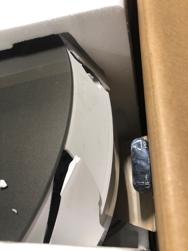 Photo 1 of ***BROKEN LID, AS SHOWN IN THE PICTURE***CANEST Smart Bidet Toilet, Smart Toilet with Bidet Built in, Pump-assisted Flush, Foot Sensor Operation, Warm Water, Heated Seat, Air Dryer, Digital Display (TC-100GE)