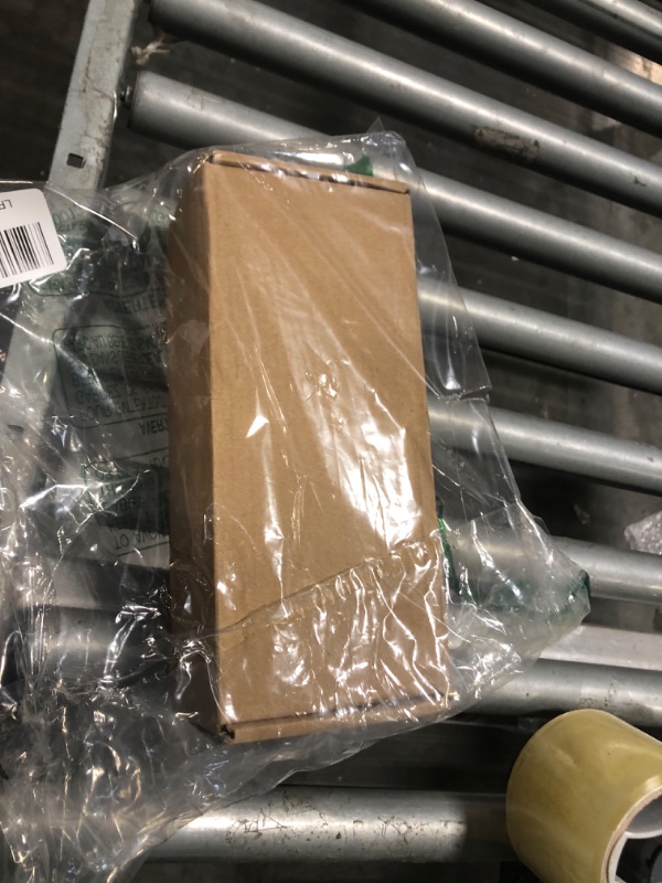 Photo 1 of ***MISSING ONE LID***Tbestmax 10 Oz Cotton Swab/Ball/Pad Holder with Vanity Tray, Qtip Apothecary Jar, Clear Bathroom Containers Dispenser for Storage 3 Pack Wood Lids