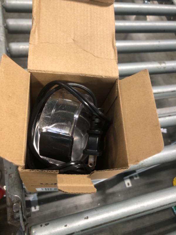 Photo 1 of *chipped top*Wancle Electric Coffee Grinder, Spice Grinder, One Touch Coffee Mill for Beans, Spices and More, with Clean Brush Black