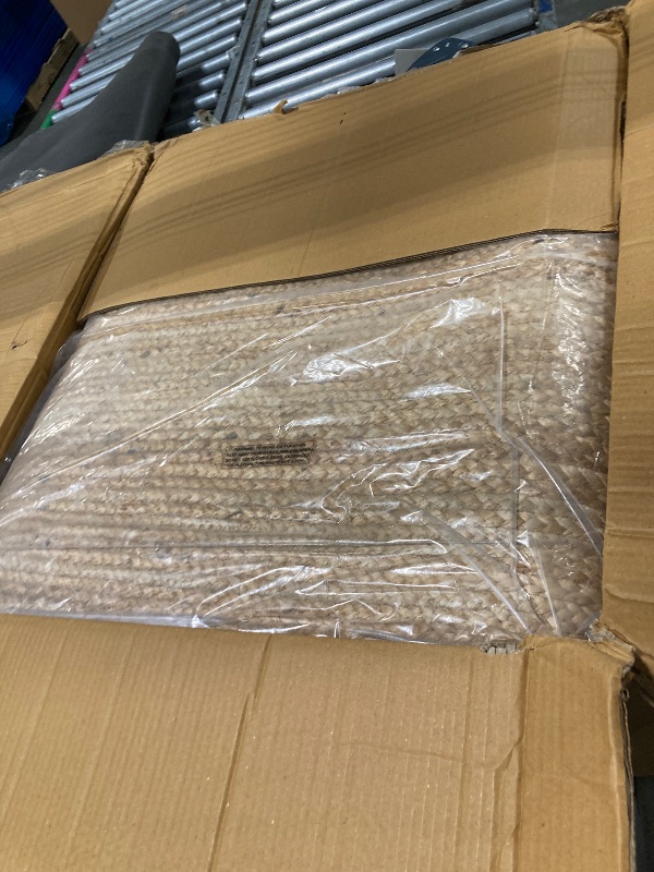 Photo 1 of ***SIMILAR ITEM***Unique Loom Braided Jute Collection Area Rug - Dhaka (9' x 12' 2" Rectangle, Natural)