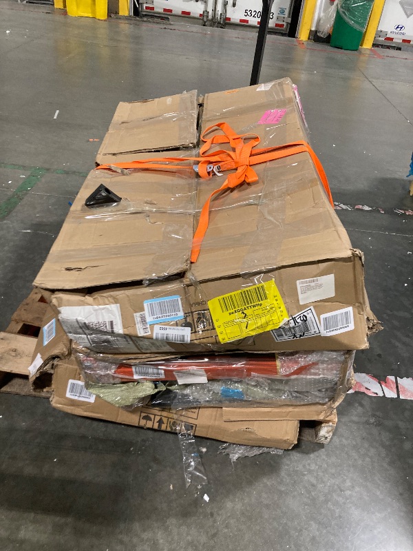 Photo 1 of ***IT IS UNKNOWN IF IT HAS MISSING PARTS***Arczorix Hydraulic Material Lift Winch Stacker 441 Lbs 36” Max Lift with 9" Thick Rubber Wheels Removable Flat Bed 18.5" Thick Fork Arm, Pallet Truck Dolly Lift Table Fork Lift