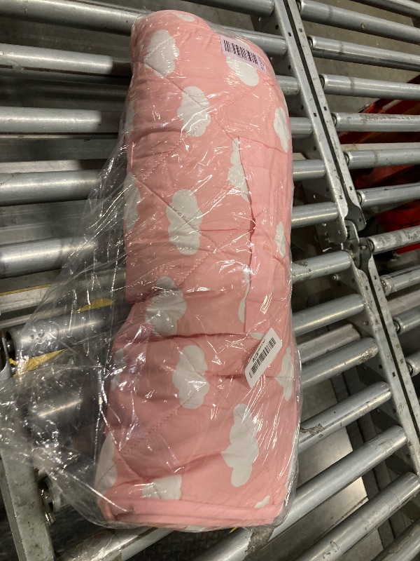 Photo 1 of ****STAINED***Toddler Nap Mat with Pillow and Blanket, Cot Nap Mats for Standard Daycare Preschool, Roll up Lightweight Portable Sleeping Bag for Kids, Super Soft Cozy, Pink Cloud, 52" x 23"