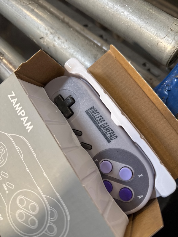 Photo 1 of Wireless Controller for Mini SNES, Gamepad with USB Wireless Receiver Compatible with Switch, Windows,iOS,Liunx,Android Device?Atention, Only Works with Original Mini SNES, Check Description and Review before place order