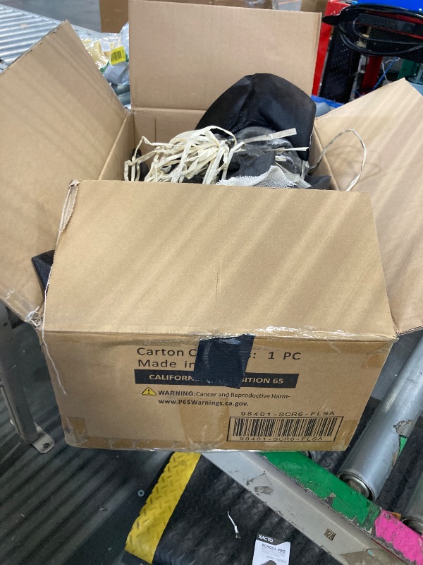 Photo 1 of ** SIMILAR*
6-Ft. Hunter the Standing Scarecrow Prop, Indoor or Covered Outdoor Halloween Decoration, Poseable