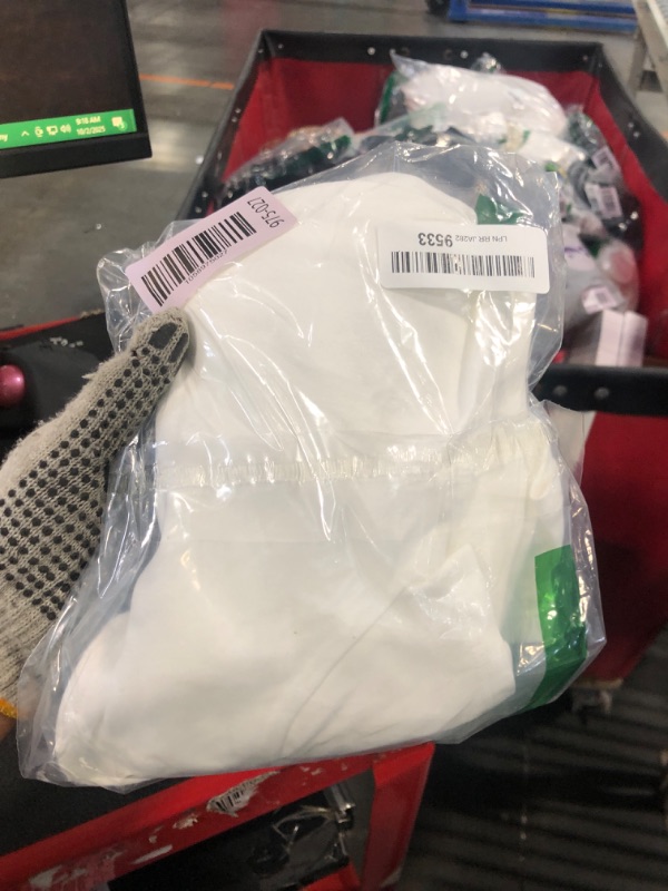 Photo 1 of ** ONLY WHITE ONE**
Amazon Essentials x Sofia Grainge Baby Boys' Short Sleeve Romper, Pack of 2, Light Tan/White, 24 Months