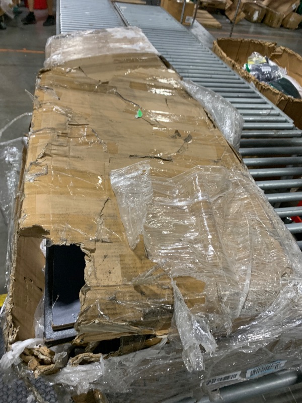 Photo 1 of *******SCUFFS AND SCRATCHES SOME SCREWS MISSING******OKD Luxury 70" Fluted Fireplace TV Stand, Modern Chic Entertainment Center for TVs Up to 80 inches, TV Console with Faux Marble Top, Curved Profile Design, Media Console for Living Room, Navy