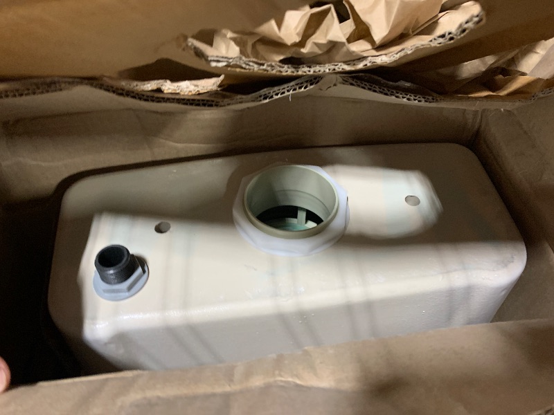 Photo 1 of *****1 PIECE ITS THE TOP*******TOTO Drake Two-Piece Elongated 1.6 GPF Universal Height TORNADO FLUSH Toilet with CEFIONTECT, Cotton White - CST776CSFG#01