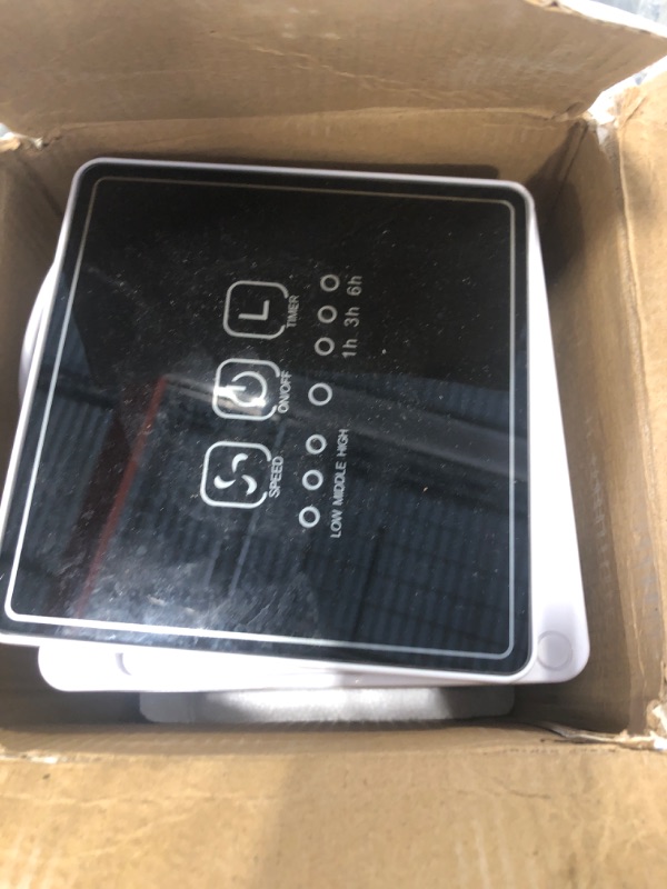 Photo 1 of * lid is broken*Portable Air Conditioners, Personal Evaporative Air Cooler with 3 Wind Speeds Touch Screen Small Air Conditioner Fan, Desktop Cooling Fan for Room, Bedroom, Office, Camping