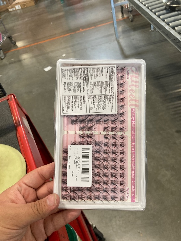 Photo 1 of ***MISSING SOME LASHES**Natural Lash Clusters Wispy Lash Cluster Eyelash Extensions Cat Eye Eyelash Clusters 144PCS Individual Lashes Clusters 10-16MM DIY Lash Extension by Pleell