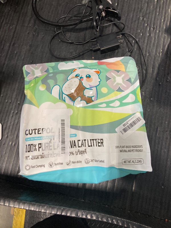 Photo 1 of *******1 PACK*****Cutepol Cassava Clumping Cat Litter, Non Sticking, Rapid Clumping, Water Absorbent, Dust-Free, 11lb (4 Pack of 2.75lb Bags)