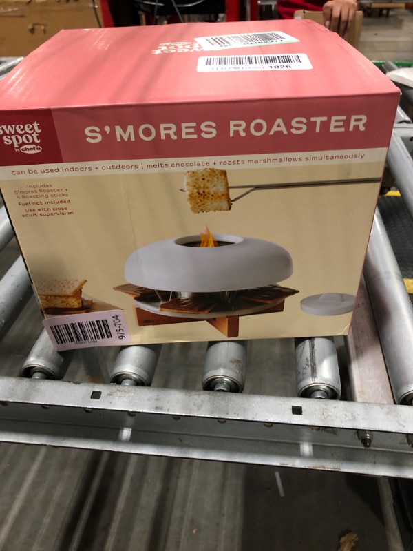 Photo 1 of ***SCRATCHES********Chef’n Sweet Spot Tabletop Smores Maker, Can Be Used Indoors or Outdoors, White/Wood